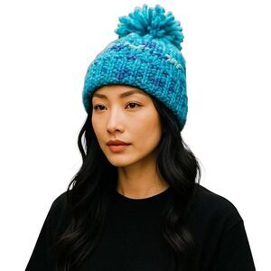 TNF Chunky Pom Pom Beanie